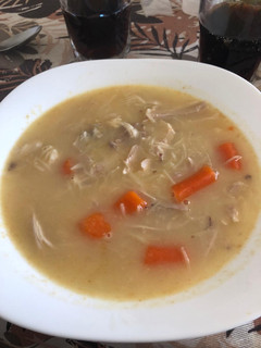 Una foto de Sopa de pollo