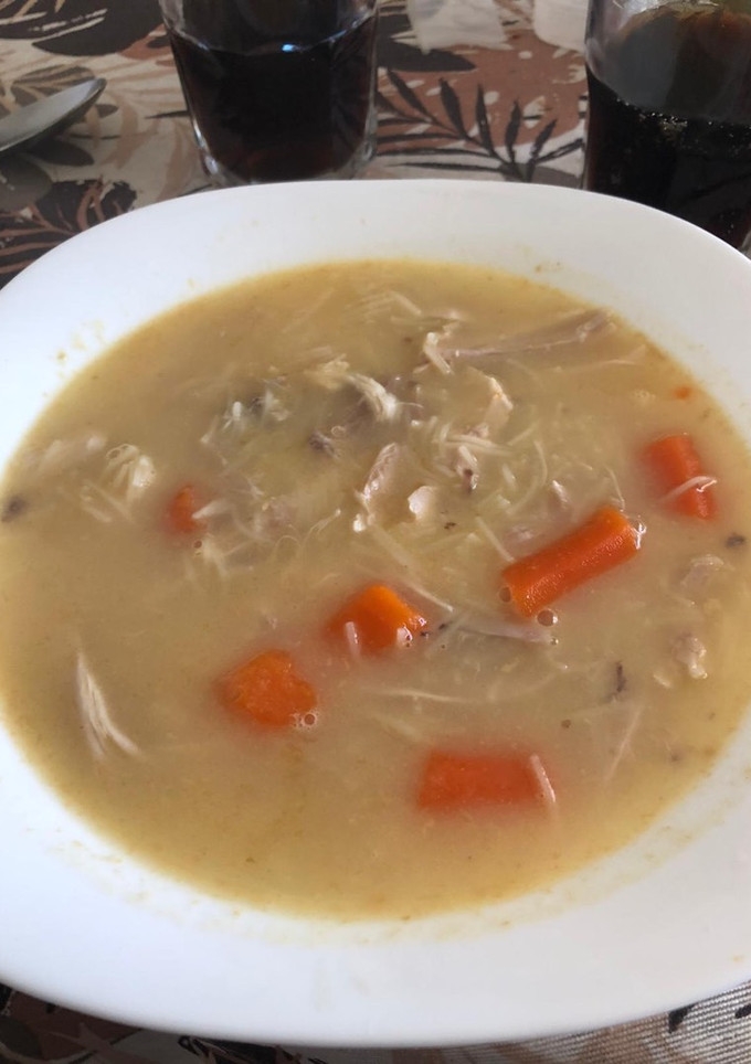 Una foto de Sopa de pollo