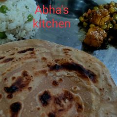 A picture of Lachha paratha..