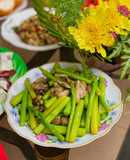 Măng Tây Xào Nấm Rơm