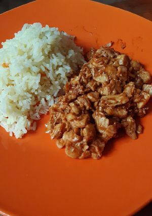 Una foto de Pollo bbq