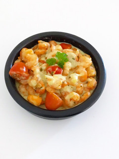 Une photo de Crevettes au lait de coco