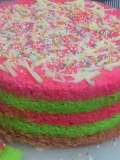 Foto resep Bolu kukus pelangi