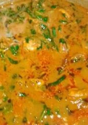 A picture of Banga stew(ofe akwu).