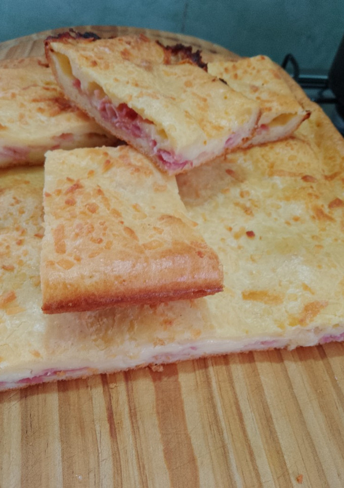 Una foto de Torta de fiambre con masa licuada