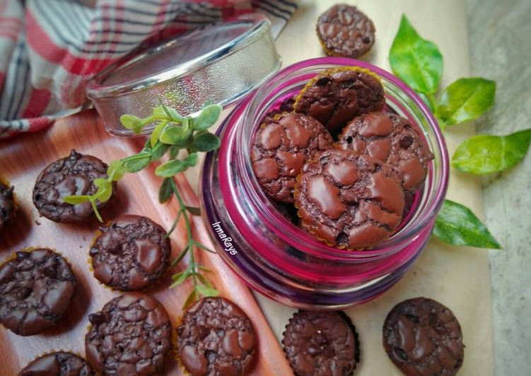 Bagaimana Membuat Brownies Kering Mini, Sempurna