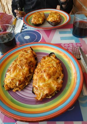 Foto principal de Berenjenas rellenas de pollo