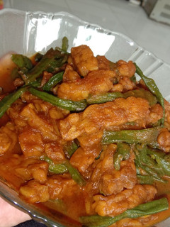 Foto resep Oseng tempe kacang panjang.