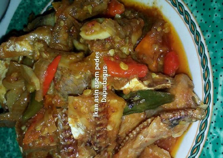 Langkah memasak 🐟Ikan asin asem pedes🐟 yang Bisa Manjain Lidah