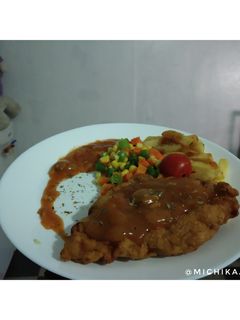 Foto resep Chicken Steak w/ Brown Sauce