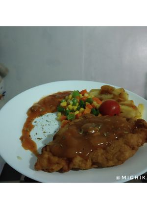 Foto resep Chicken Steak w/ Brown Sauce