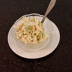A picture of Simple Creamy Coleslaw.