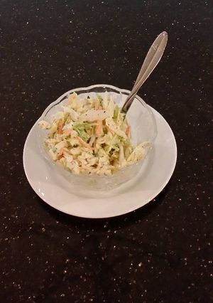 A picture of Simple Creamy Coleslaw.