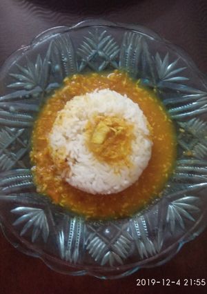 A picture of Coconut  Onion Dal sambar.