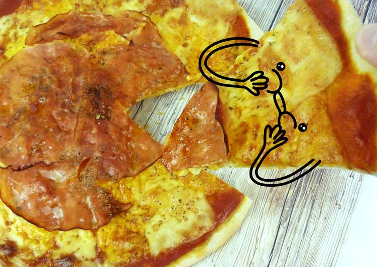 como hacer masa para pizza fina