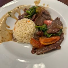 A picture of Beef and Broccoli.