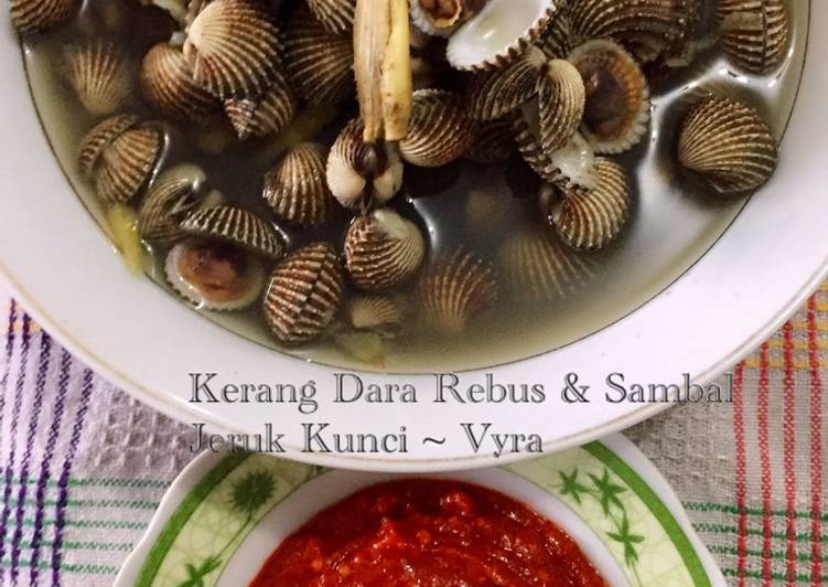 makanan Kerang Dara Rebus &amp; Sambal Jeruk Kunci yang Bikin Ngiler