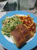 Enrollado de pollo