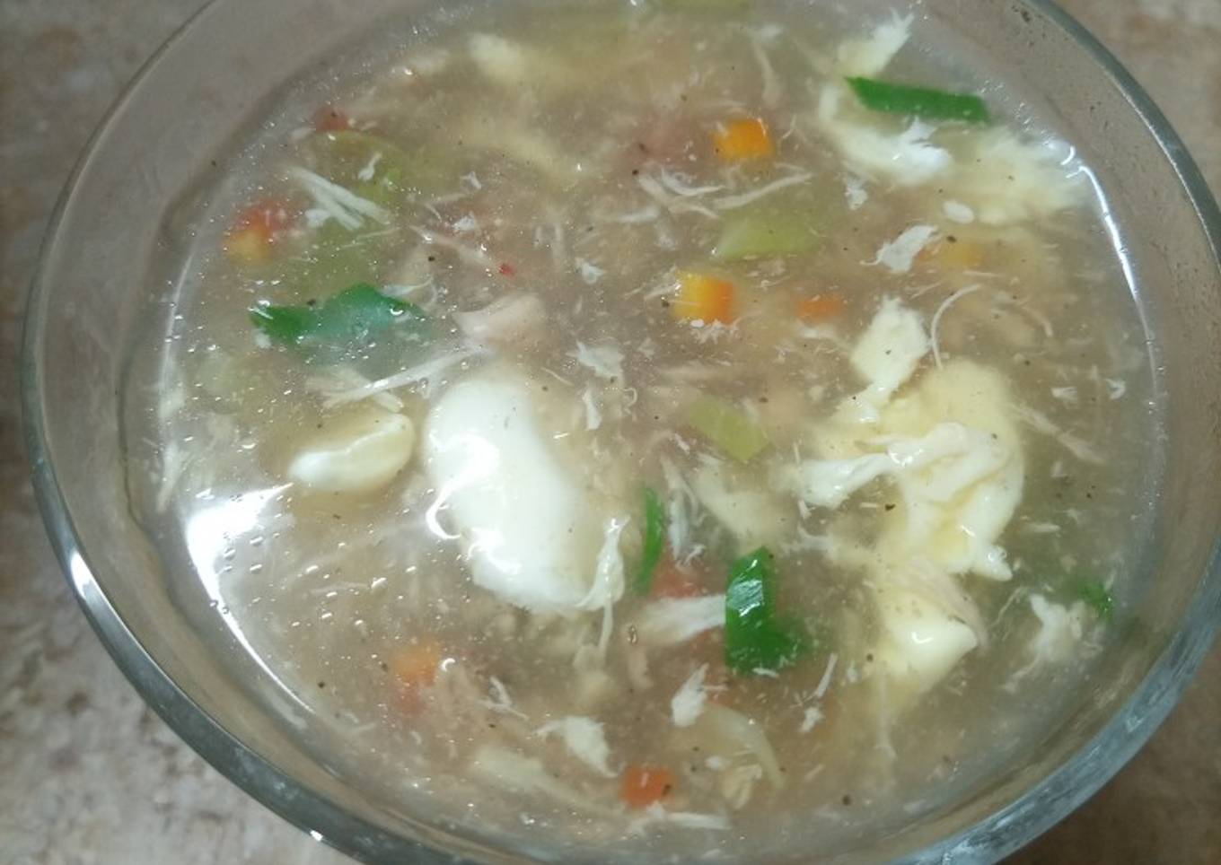 Chicken n veggies soup