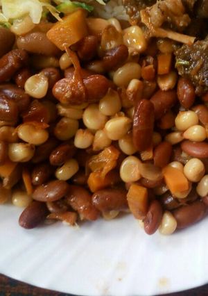 A picture of Beef Githeri.