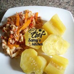 A picture of Simple egg souce.