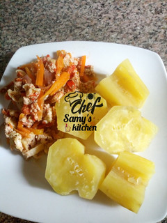 A picture of Simple egg souce.