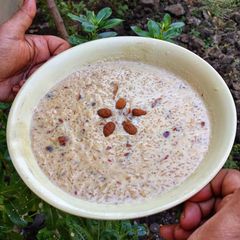 Brown rice kheer A picture of Brown rice kheer.
