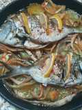 Sargos al horno