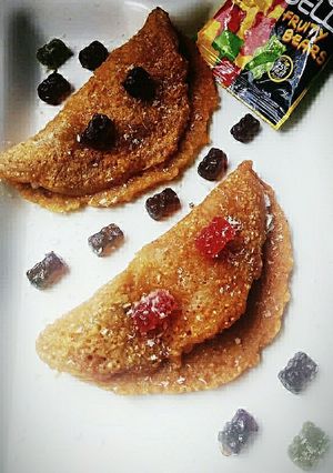 A picture of Juzt Jelly stuffed Daliya Crepes.
