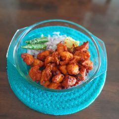 A picture of Crispy chicken 65.