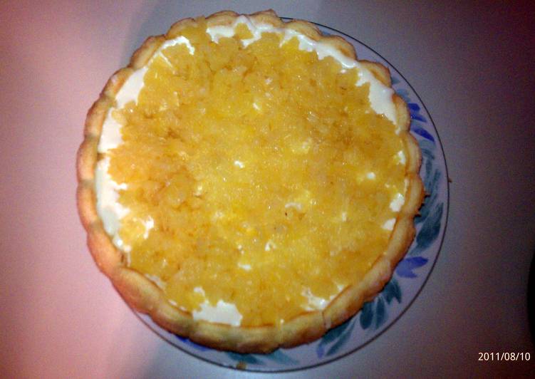 Pineapple Ladyfinger Cheesecake