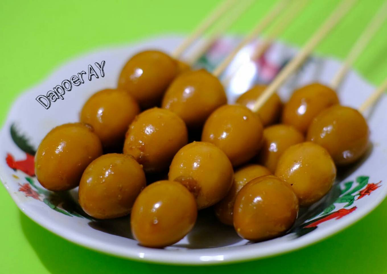 Sate Telur Puyuh ala Angkringan