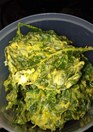 Foto resep Peyek bayam simple