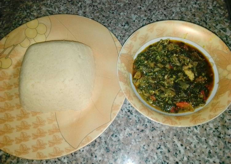 How to Refreshing At Home Tuwon semo n spinach soup