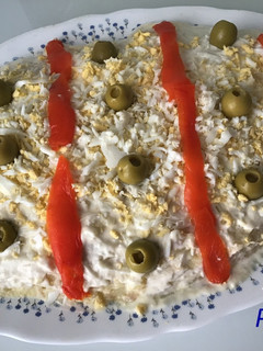 Una foto de Ensaladilla de patata y atún (ensaladilla murciana)