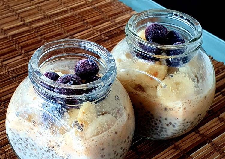 Step-by-Step Guide to Make Super Quick Homemade Chia pudding: peanut butter 🥜