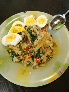 Una foto de Salteado de arroz con verduras