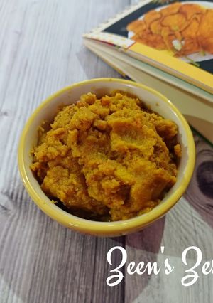 A picture of No Cook Karonda Chutney.