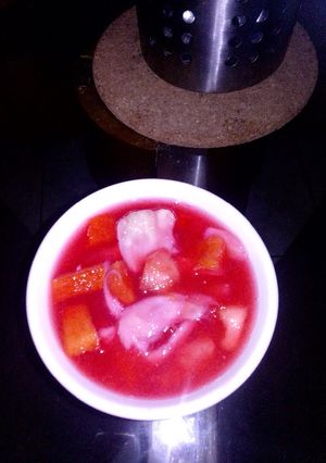 Foto resep Es Buah merah#Bikin RamadhanBerkesan