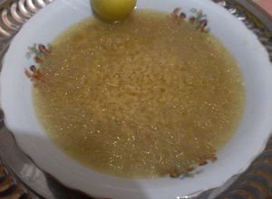صورة لوصفة شوربة لسان العصفور