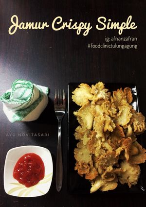 Foto resep Jamur Crispy Simple