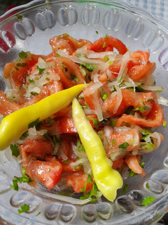 Una foto de Ensalada a la chilena