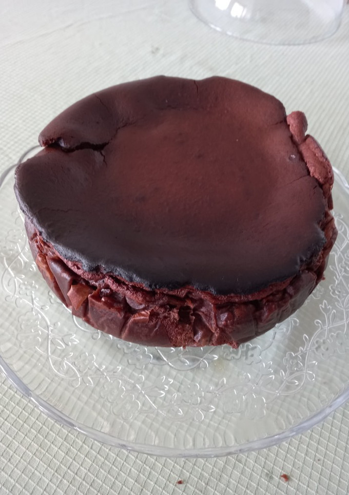 Una foto de Tarta de queso y cacao al horno