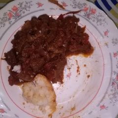 A picture of Wet fry beef #recipemarathon.