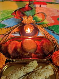 ভাজা পিঠে (bhaja pithe recipe in Bengali) রেসিপির প্রধান ছবি