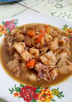 Foto resep Cumi Asin saus tiram