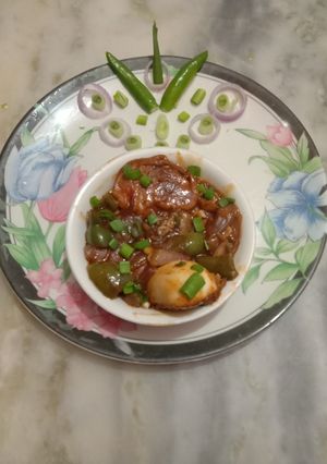 एग चिली (Egg chilli recipe in hindi) रेसिपी मुख्य फोटो