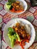 Tofu a la naranja