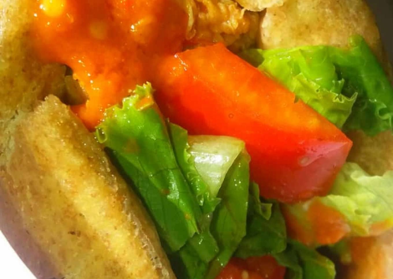 Whole wheat sugar free chicken wrap