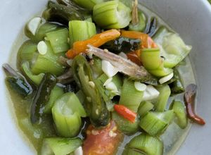 Foto resep Tumis pedas pare ular